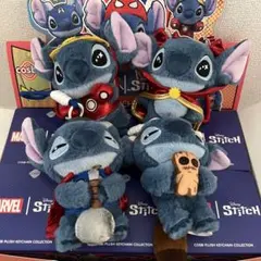 大人気 スティッチ マーベル MARVEL ぬいぐるみストラップ 海外限定品