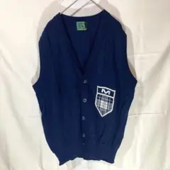 マスターズ セーター ベスト カーディガン ネイビー