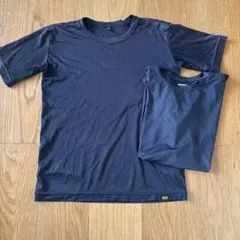 ZETT 野球ネイビー 半袖アンダーシャツ 2枚セット サイズ150