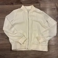 INGNI アイボリー ジップアップ ブルゾン M