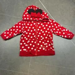 H&M 【80】ミニーちゃん　フード付き パーカー