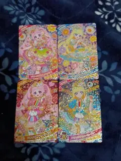 ＊新品未使用＊ひみつのアイプリリング4だんリング5だん4枚セット