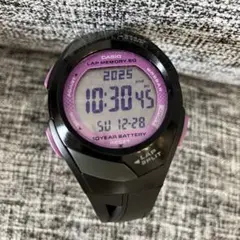 CASIO PHYS デジタル腕時計 ランニング　ウォーキング　登山