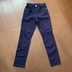 ネイビー 柔らかスキニーパンツ ボトムス 150cm