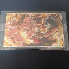 ONE PIECE ウエハースカード ルフィvsルッチシークレット - メルカリ