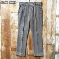 【美品】entre amis GAGA テーパード コットン スラックス 31のサムネイル