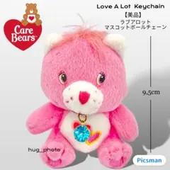 【美品】2009年製 CareBears ケアベア ラブアロット キーホルダー