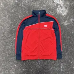 00's NIKE c-boy デザインバイカラートラックジャケット赤ネイビーS
