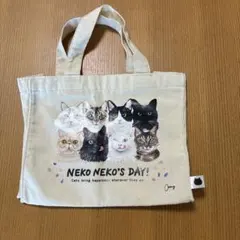 ねこねこ食パンミニトートバッグのサムネイル