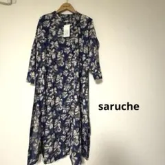 セール！新品♪saruche　ブロックプリントクルタワンピース　サルーチェ