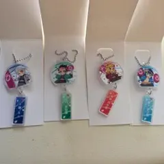 【未使用】鬼滅の刃 アクリルキーホルダー ４点セット