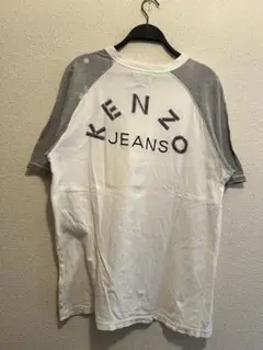 90s KENZO JEANS 葛飾北斎タグ vintage ラグラン Tシャツ