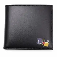 PaulSmith二つ折り財布黒レザー牛革メンズ新品未使用のサムネイル