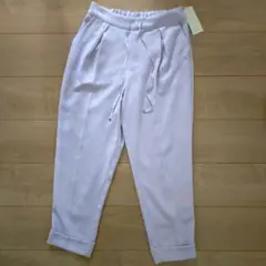 新品タグ付き alicia PAGEBOY 薄いピンク テーパードパンツ М