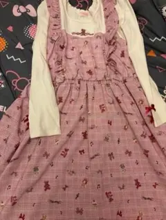 メゾピアノ　くまワンピース