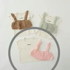 新品 リセマイン ロゴ プリント Tシャツ ポップコーン ビスチェ セットのサムネイル