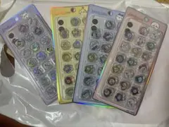 メルカリ最安！キラコロおはじきシール【４種セット】