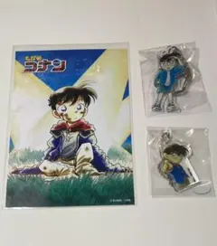 名探偵コナン コナン探偵社 ポストカード アクリルキーホルダー