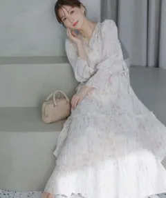 snidel ワッシャープリーツワンピース 0サイズ