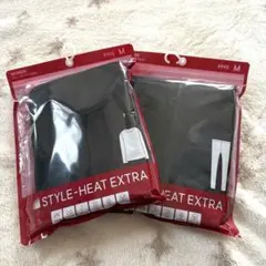 【未使用】ジーユー　スタイルヒート　エクストラ　クルーネックT　レギンス　黒