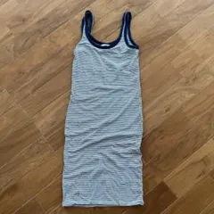 ZARA トライバル ストライプ キャミワンピース