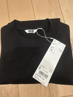 UNIQLO U クルーネックT 長袖 ブラック S