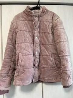 ピンク　アウター　ダウンジャケット
