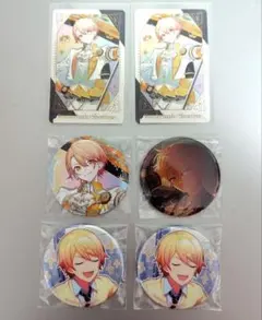 プロセカ　天馬司のまとめ売り　5周年感謝祭のグリカ、缶バッジ　他