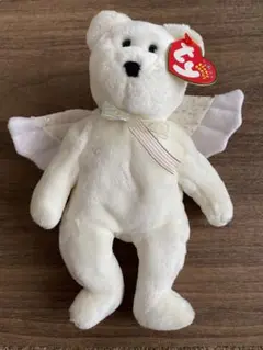 Ty 天使の翼付きホワイトぬいぐるみ　新品未使用