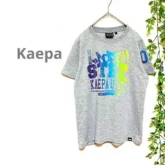 【Kaepaケイパ】Tシャツ　半袖　ビックプリント　ラメ文字　大人可愛い　古着