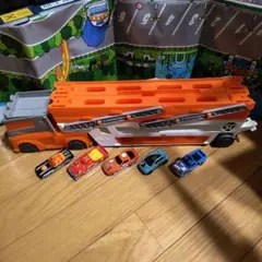 キャラウィール サイドマシーン＆サイクロン号 バンダイ HotWheels