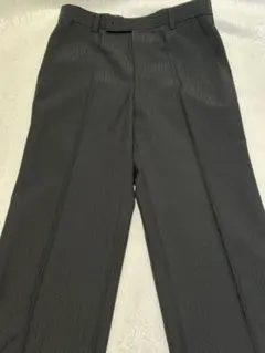 60s 70s usa製 ブラック レーヨンギャバ ワイドスラックス 黒 極太