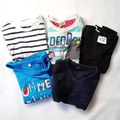 まとめ売り✨️　キッズ　夏服　120 Tシャツ 5枚 コムサイズム　等のサムネイル