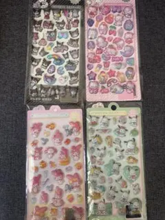 Sanrioキャラクター　ボンボンドロップ シールセット 4点セット