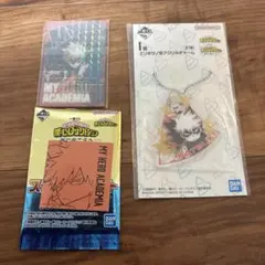 一番くじヒロアカ　爆豪勝己3点