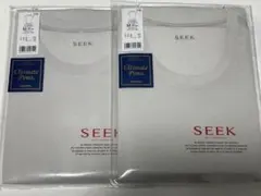 SEEK 半袖クルーネックＴシャツ(丸首) Mサイズ ライトグレー 2枚のサムネイル