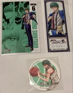 黒子のバスケ　緑間真太郎　原画展　特典　 カフェ特典　コースター