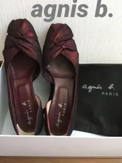 アニエスベー　パンプス　アンティークレッドのサムネイル