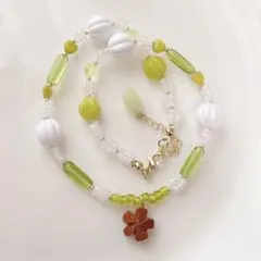 no.147／a'moureve ビーズネックレス