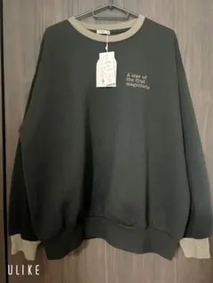 しまむら　田中里奈　裏起毛トレーナー　L