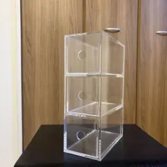 MUJI　無印良品 アクリルケース 収納　廃盤品　3段セット MUJI 無印良品 アクリルケース 収納 廃盤品 3段セット