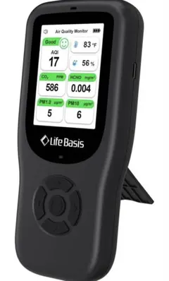 LifeBasis二酸化炭素濃度計 温湿度計 ホルムアルデヒド濃度計 未使用のサムネイル