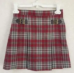 コムサ・デ・モード　チェック　プリーツスカート　120　卒園　入学式