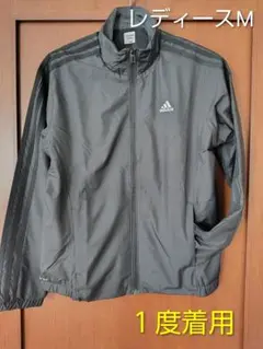 adidas WIND.RDY ブラックウィンドブレーカー レディースM