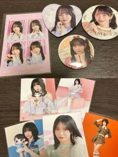 野口衣織 缶バッジ 4カット まとめ売り