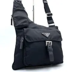 極美品✨プラダ ショルダーバッグ ナイロン 三角ロゴBT0520 白タグ 正規品