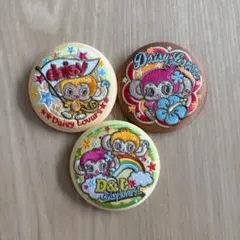 ナルミヤキャラクターズ 刺繍缶バッジ デイジーラヴァーズ