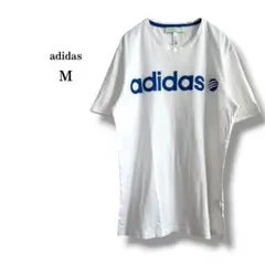 【adidas neo】クルーネック半袖Tシャツ　綿100% ロゴ　ホワイト　Mのサムネイル