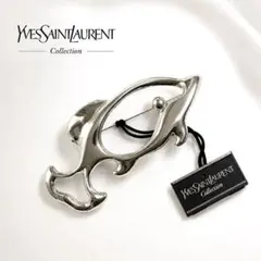 イヴサンローラン Yves Saint Laurent ブローチ ドルフィンのサムネイル