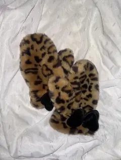 ディズニー 手袋 ヒョウ柄